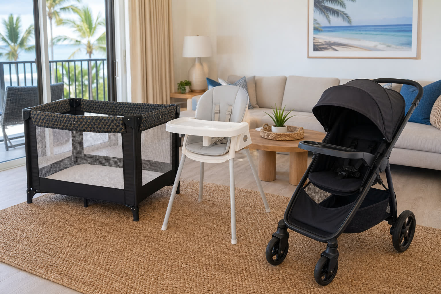 Baby Essentials vacation gear package