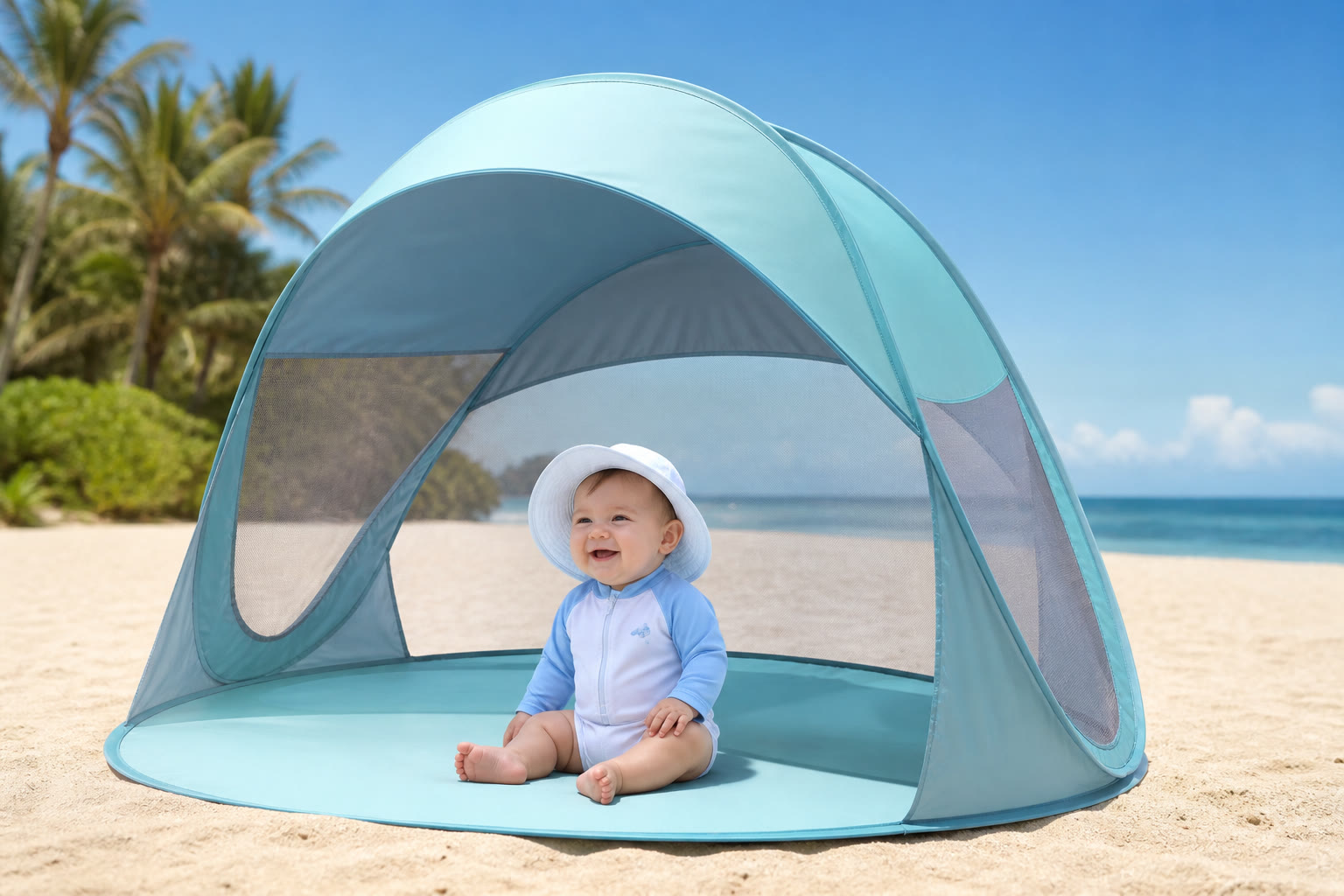 Baby beach shade tent